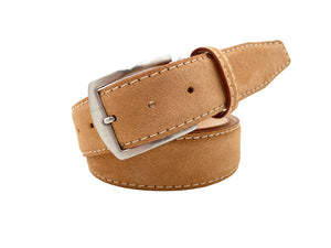 Classic Suede Belt - Toast