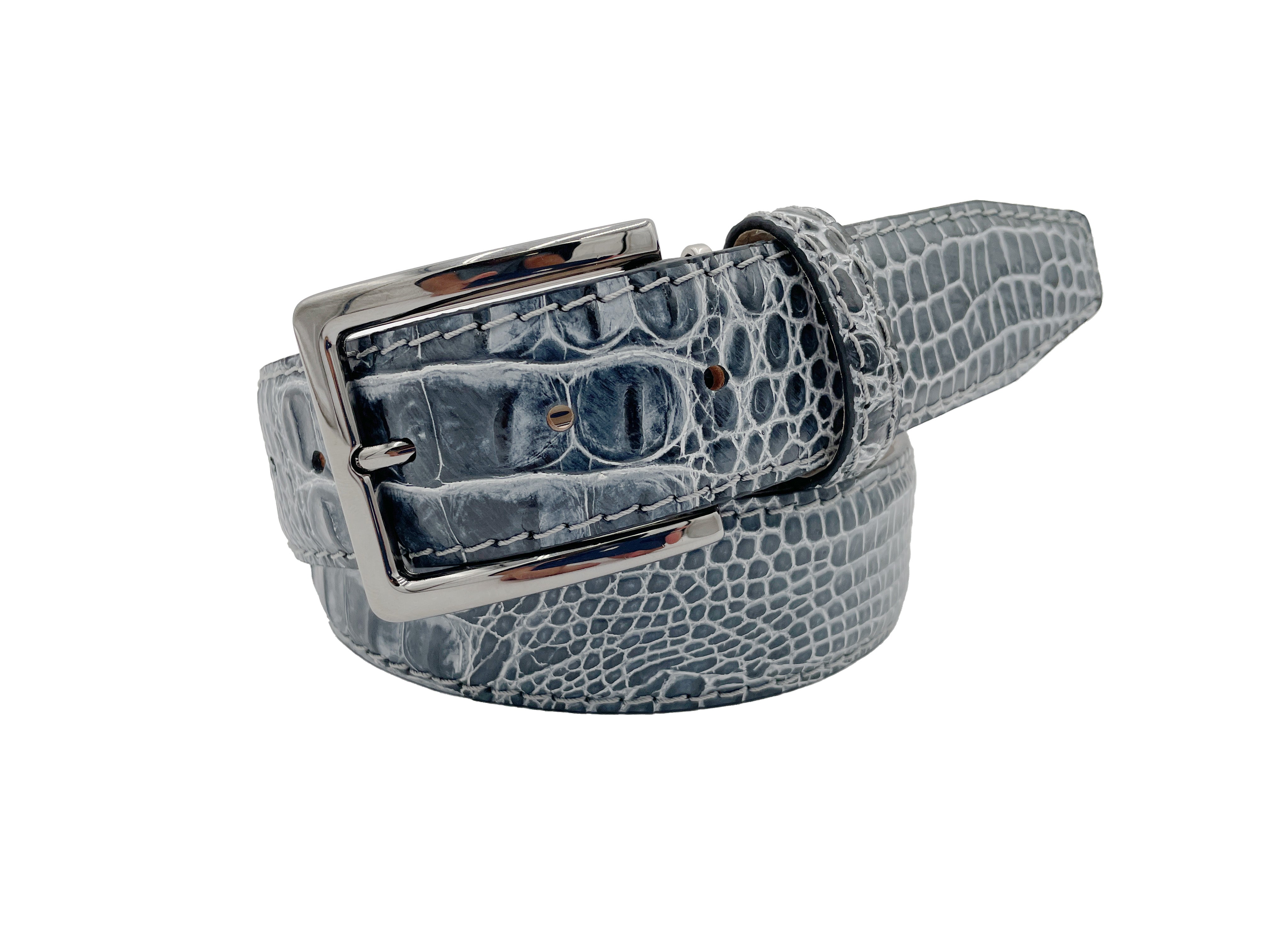 Antique Faux Crocodile Belt Shadow 40mm