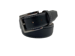 Pebble Grain Belt - Black