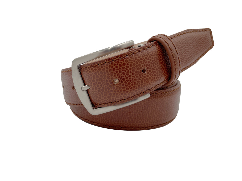 Pebble Grain Belt - Cognac