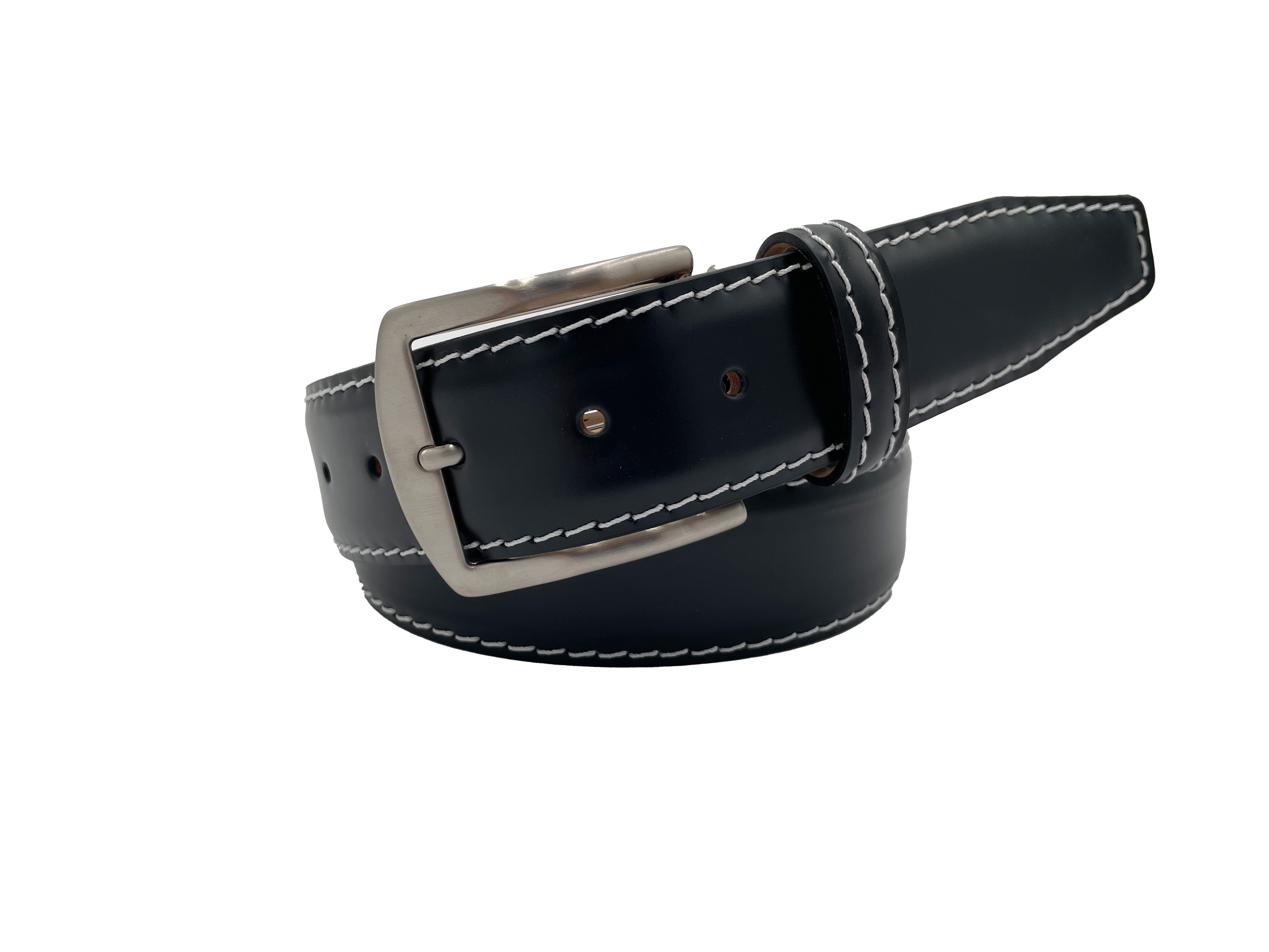 French Calf Belt - Black