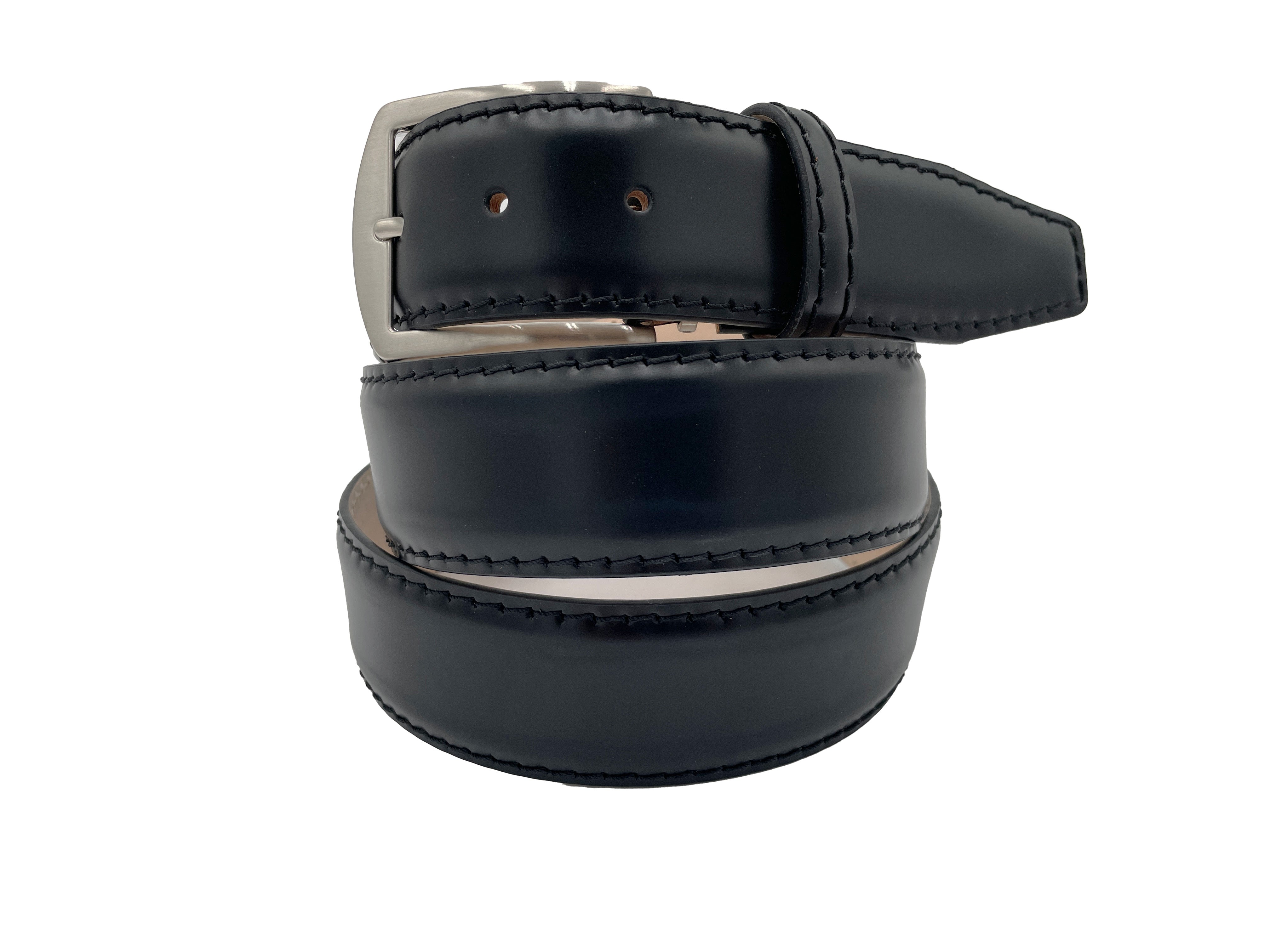 French Calf Belt - Black