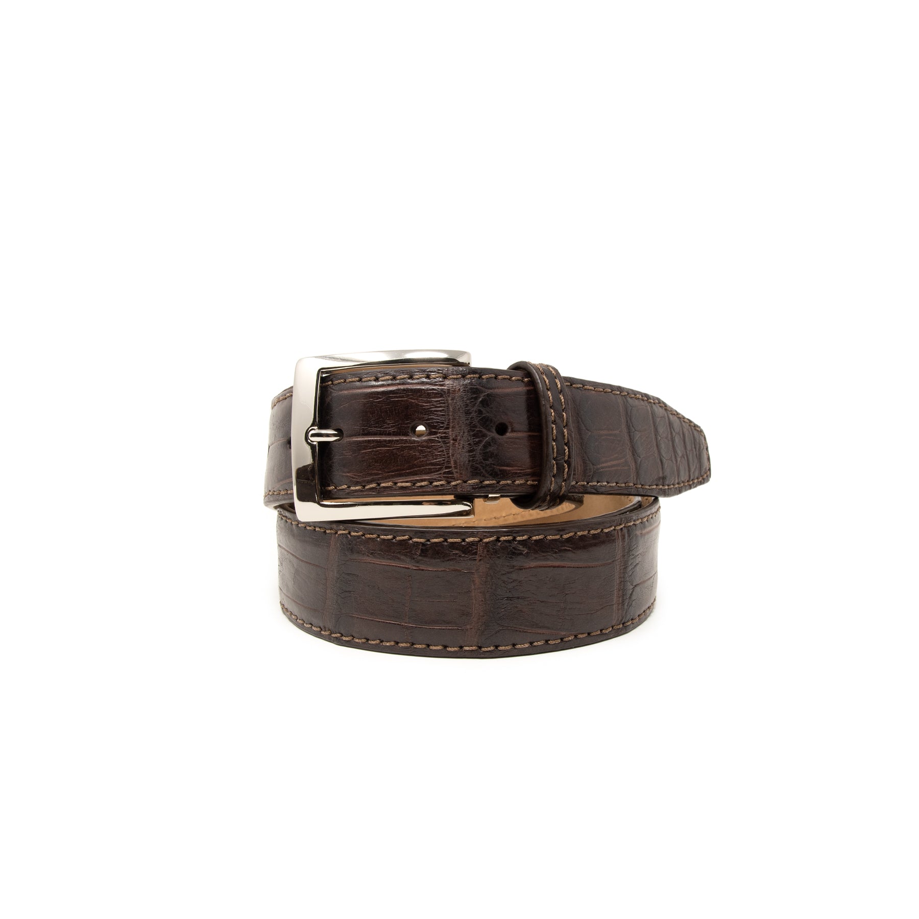 Genuine American Matte Alligator - Brown - 40mm