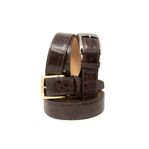 Genuine American Matte Alligator - Brown - 40mm