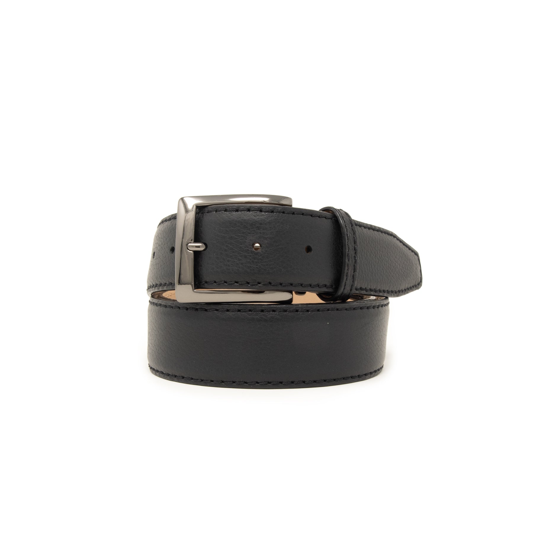 Italian Full Grain Leather - Black - 40mm