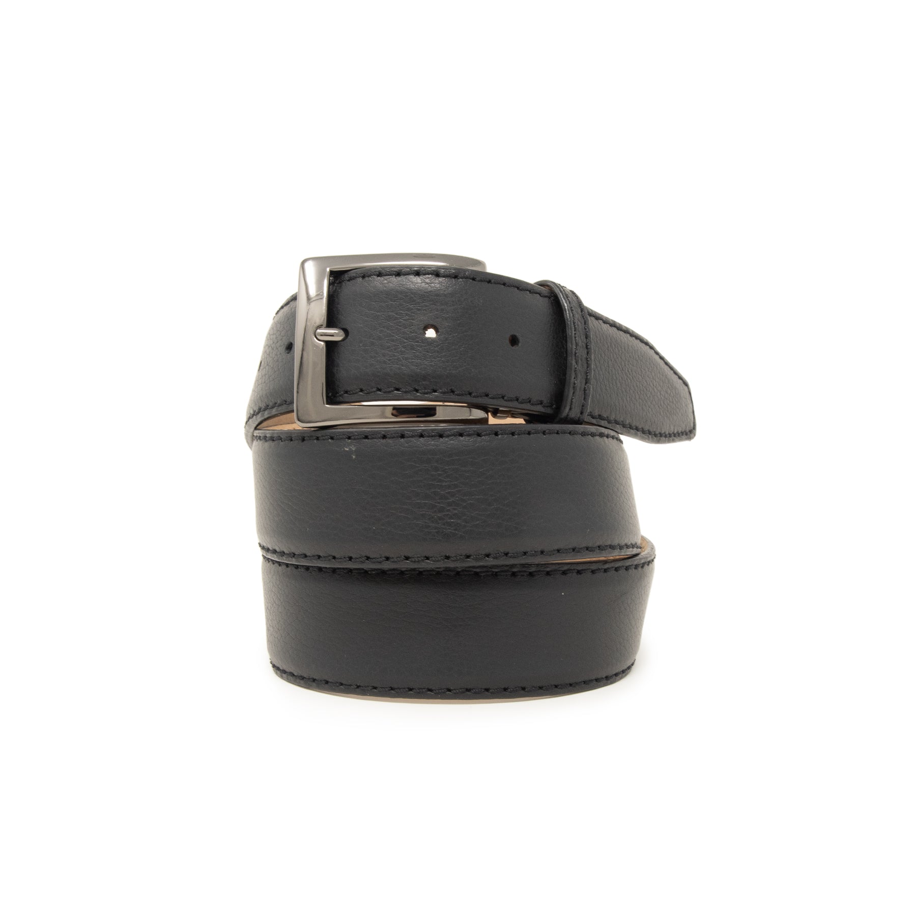 Italian Full Grain Leather - Black - 40mm