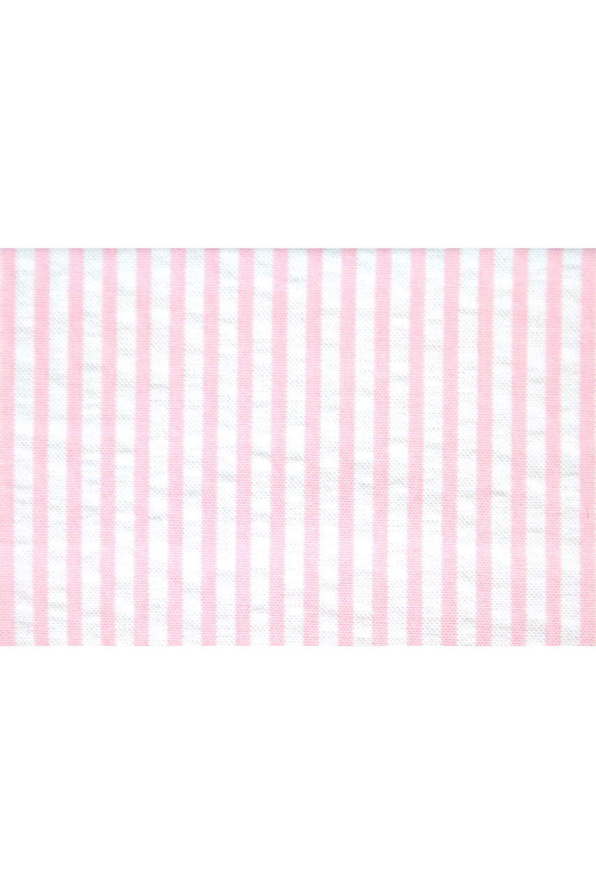 Newport Double Pleated Trouser - Pink/White Stripe